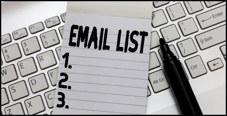 MailChimp email list